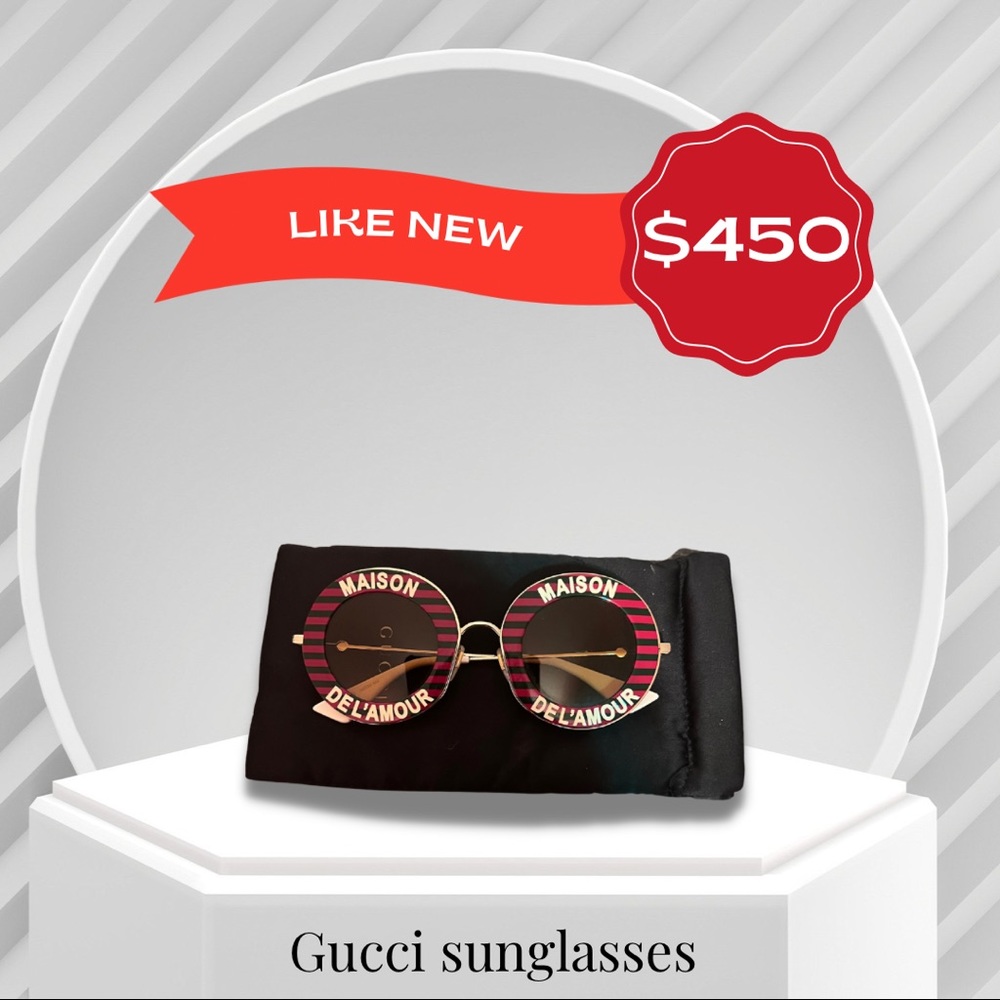 Gucci sunglasses ( Madison de L’amour)